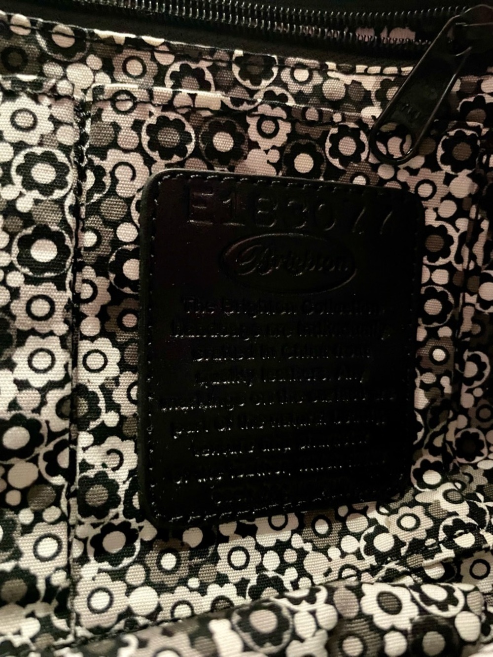 Brighton Black Leather Hobo Purse - Picture 15 of 15
